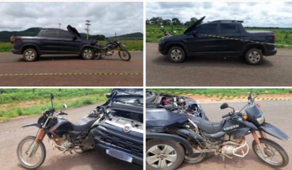 Motorista vai responder por morte de casal em acidente que deixou moto cravada em motor de carro