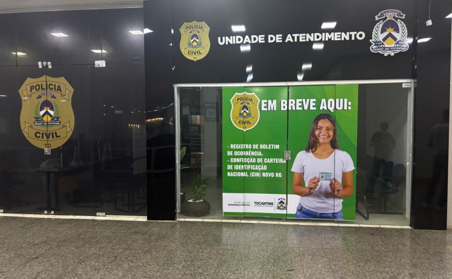 Posto para emissão do novo RG será inaugurado em shopping de Palmas; veja como fazer agendamento