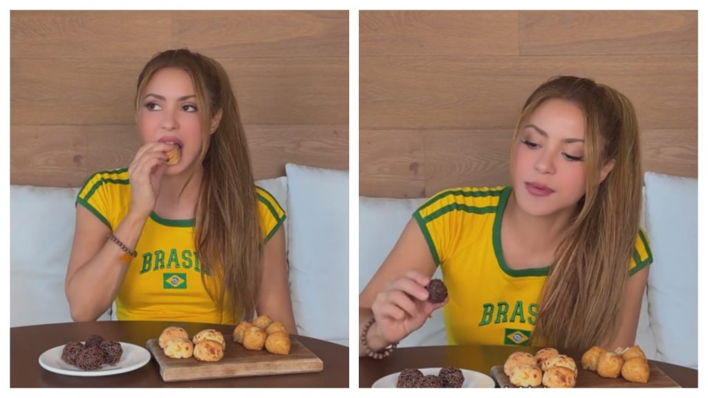 De olho no show no Rio, Shakira prova comidas brasileiras: ‘Depois disso, vou começar a dieta’